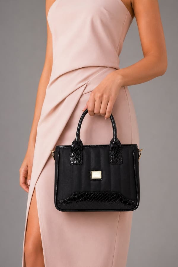 Grace 507 Handbag, Alternate, color, Black