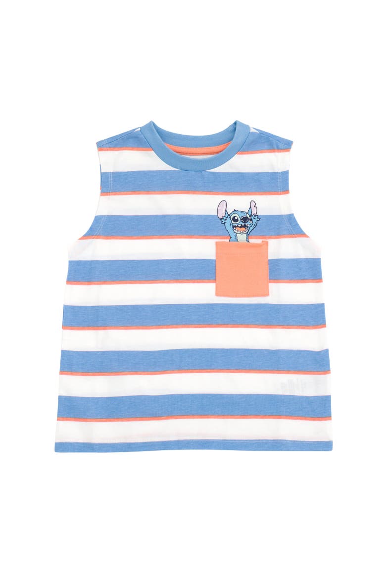 Tank Top & Shorts Set, Alternate, color, Lilo & Stitch Blue