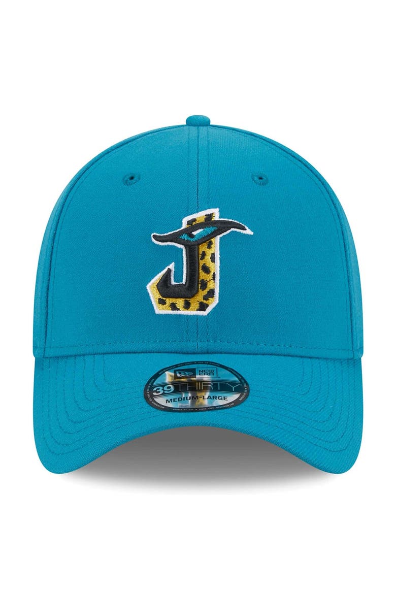 Men's New Era Teal Jacksonville Jaguars City Originals 39THIRTY Flex Hat, Alternate, color, Teal