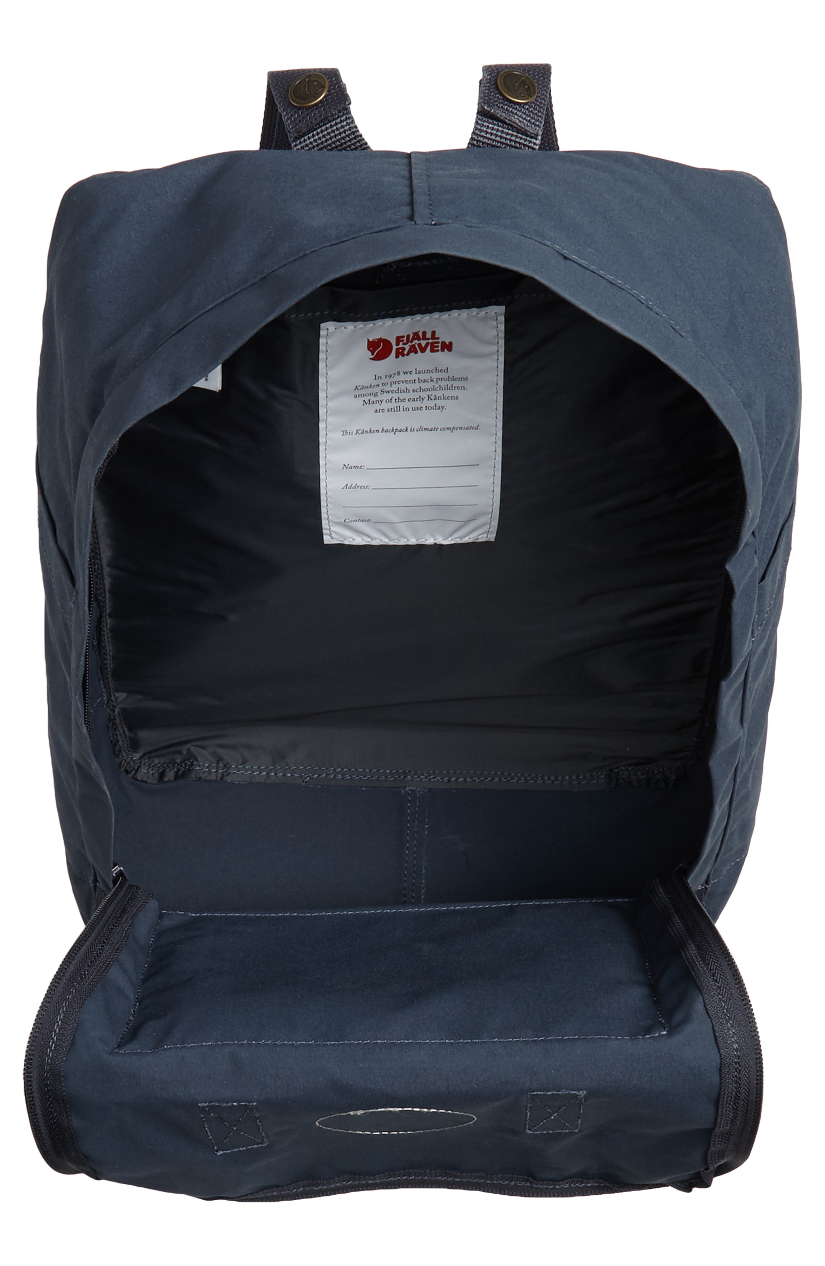 Kånken Water Resistant Backpack, Alternate, color, NAVY