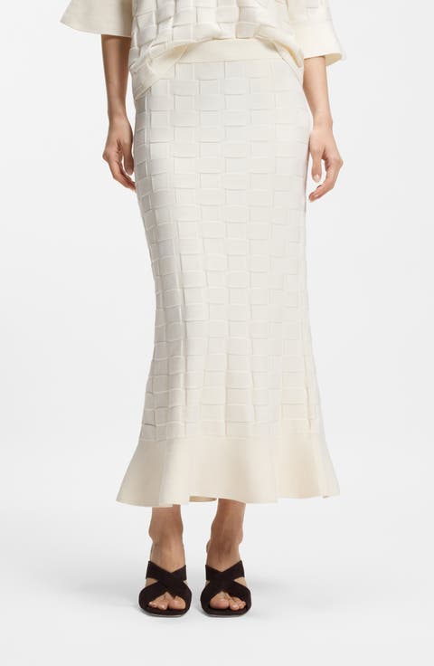 Foppy Textured Skirt