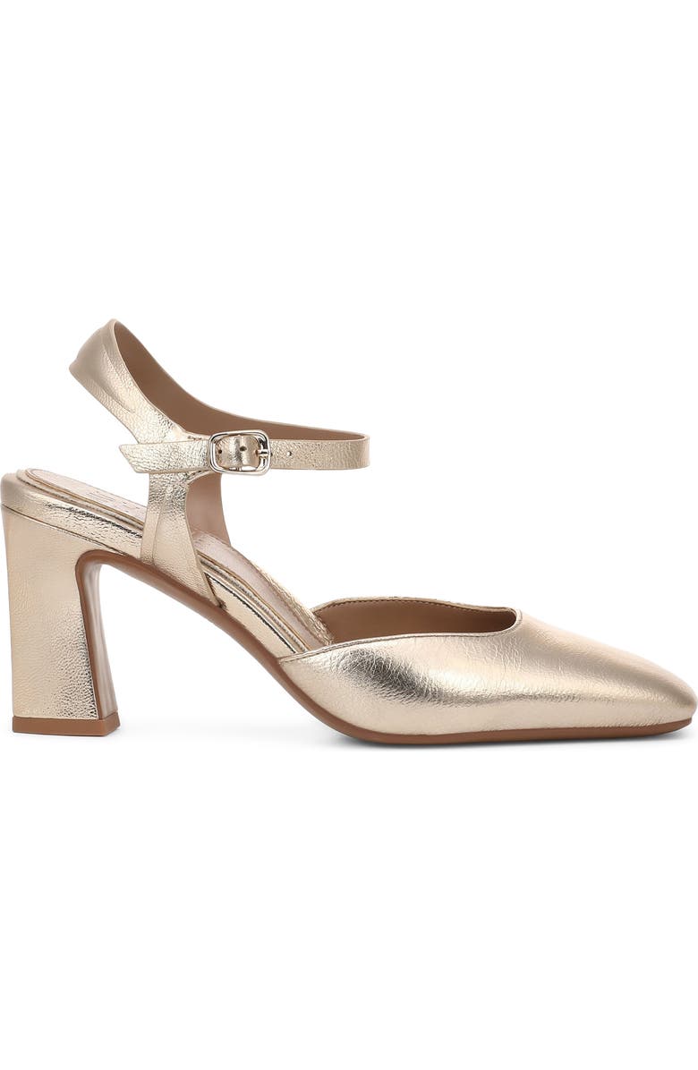 Naturalizer Frankie Ankle Strap Pump, Alternate, color, Light Champagne