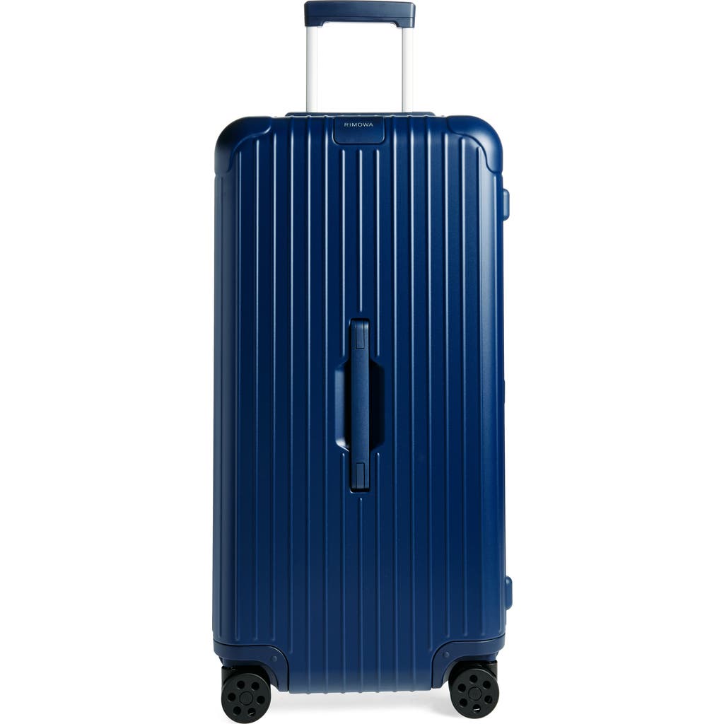 Rimowa Essential Trunk Plus 32 inch Wheeled Suitcase In Matte Blue ModeSens