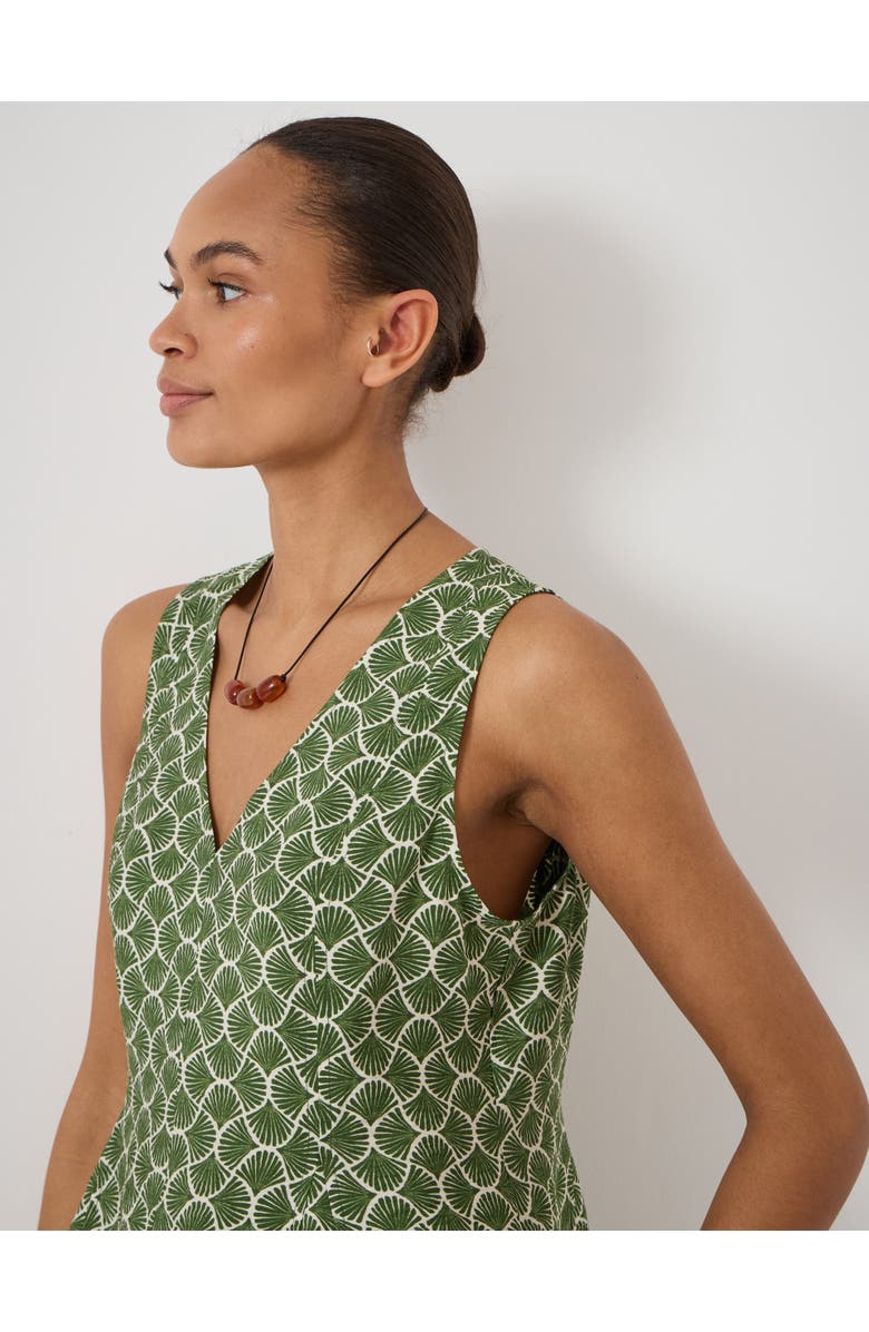 Hush Sybil V-Neck Air Flow Godet Top, Alternate, color, Seashell Green