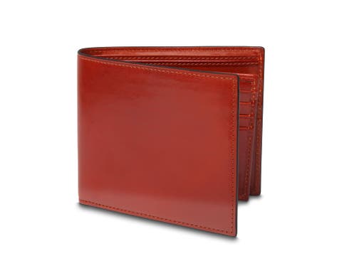 Old Leather Italia Euro 8 Pocket Deluxe Executive Wallet W/ Passcase - Rfid