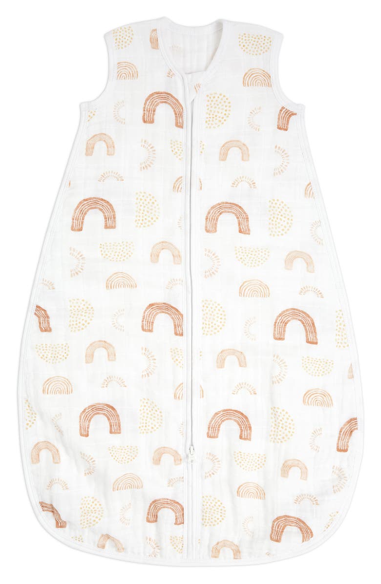 aden + anais Cotton Muslin Wearable Blanket, Main, color, Keep Rising Tan