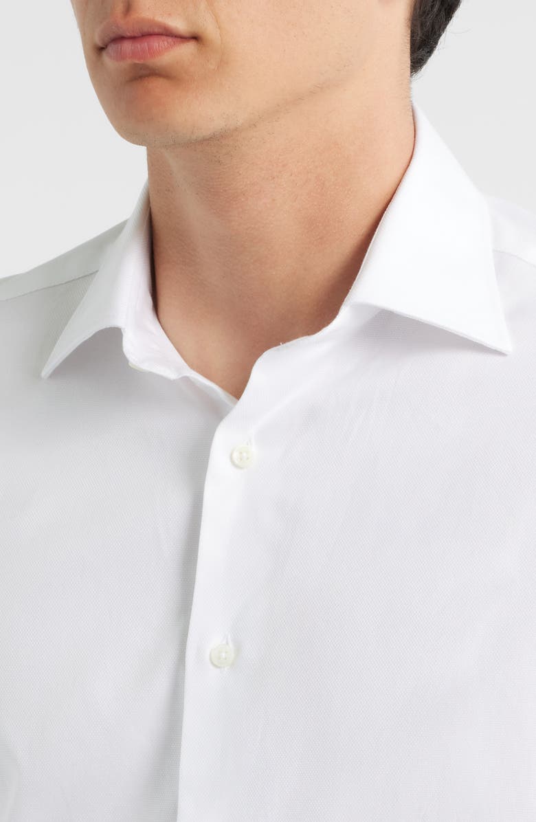 Canali Regular Fit Dress Shirt, Alternate, color, White