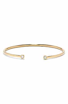 H.J. Namdar Flexible Bezel Diamond Stackable Bangle Bracelet - 0.18ct.