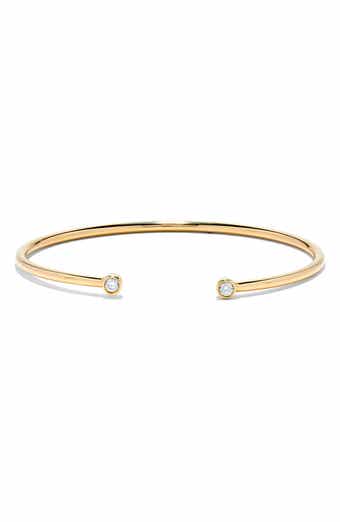 H.J. Namdar Flexible Bezel Diamond Stackable Bangle Bracelet - 0.18ct.