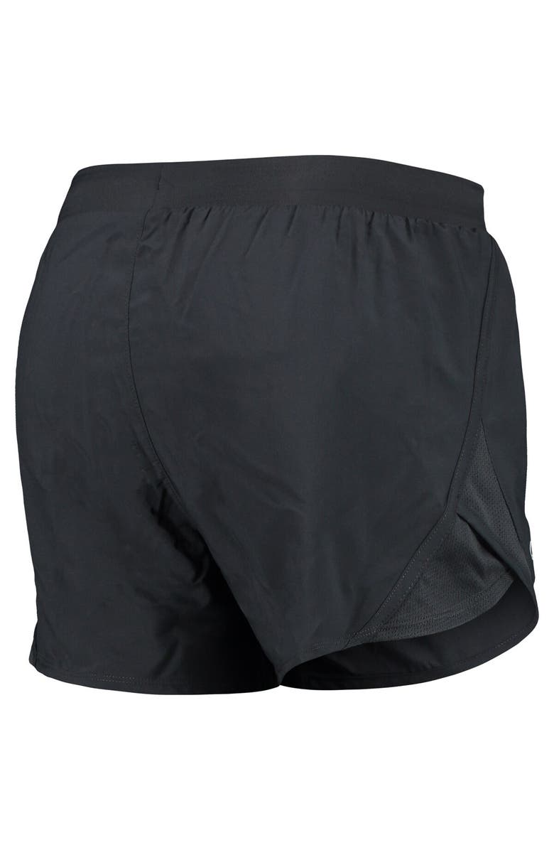 Under Armour Women's Under Armour Black Wisconsin Badgers Fly By Run 2.0 Performance Shorts, Alternate, color, 