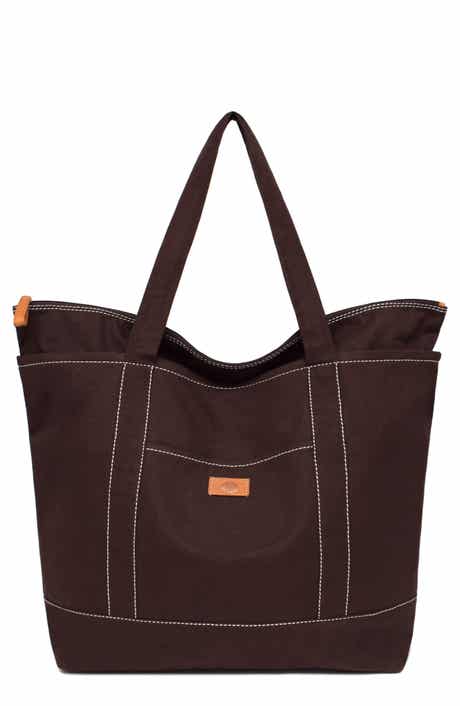 Kylee Contrast Stitched Canvas Travel Tote