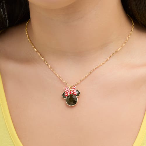 Disney Minnie Mouse Red Bow Jewelry Set In Multi