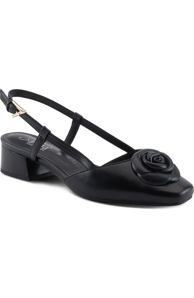 AZURA BY SPRING STEP Angelicish Slingback Pump, Main, color, Black