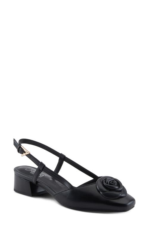 Azura By Spring Step Angelicish Slingback Pump In Black