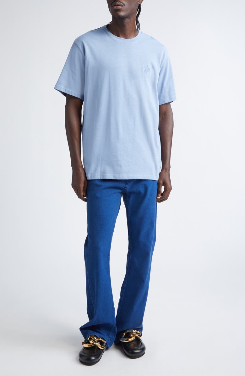 JW Anderson Bootcut Jeans, Alternate, color, Bright Blue