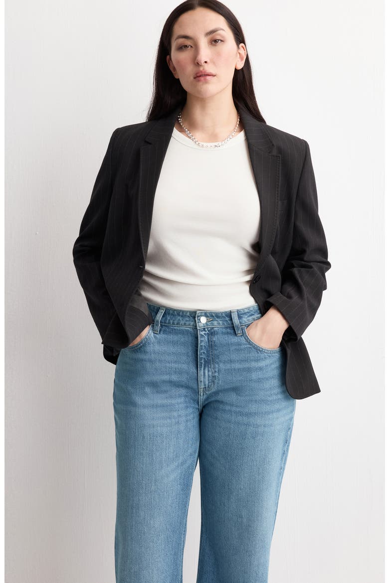 Mid Rise Flare Jeans, Alternate, color, MEDIUM BLUE