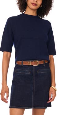 Vince Camuto Mock Neck Sweater