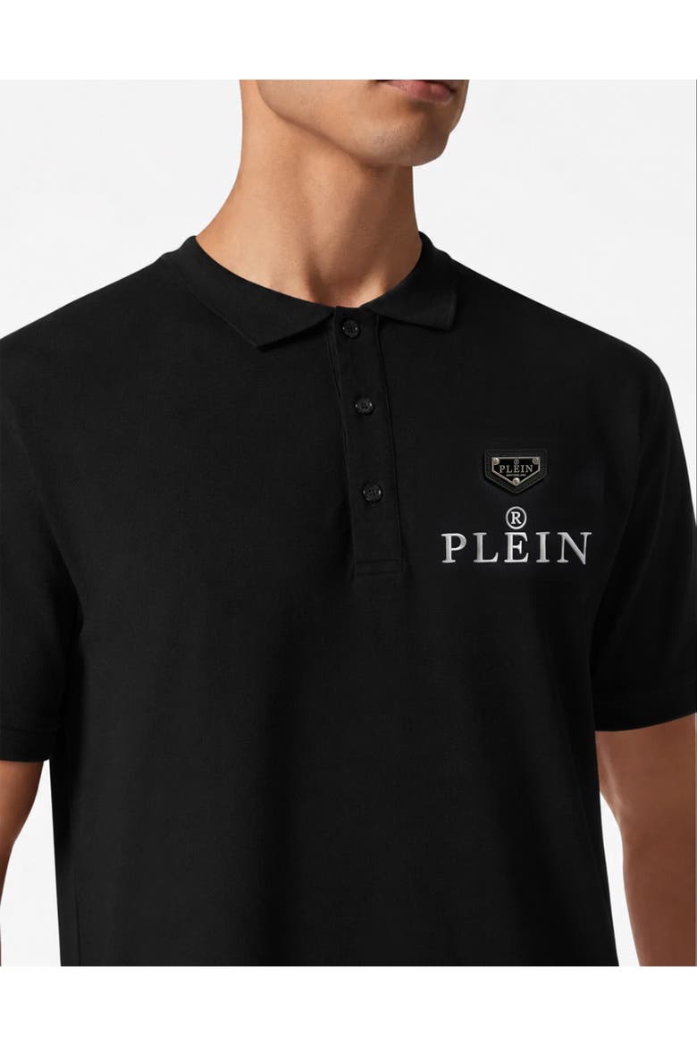 Polo T-Shirt Plein R Men, Alternate, color, black