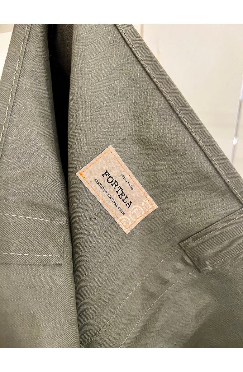 Fortela Tawelbag Herringbone Cotton Bag, Alternate, color, Green