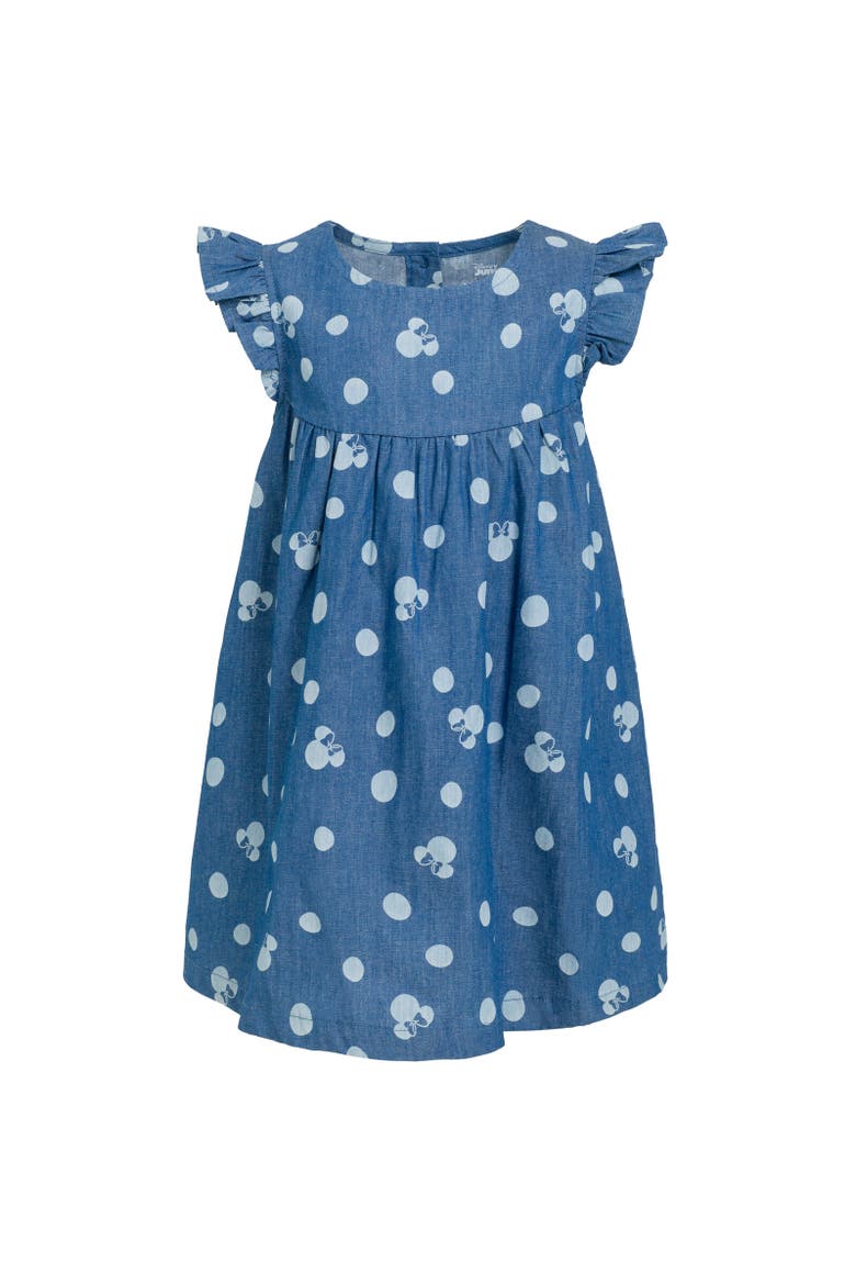 Minnie Mouse Sleeveless Chambray Dress, Main, color, Blue