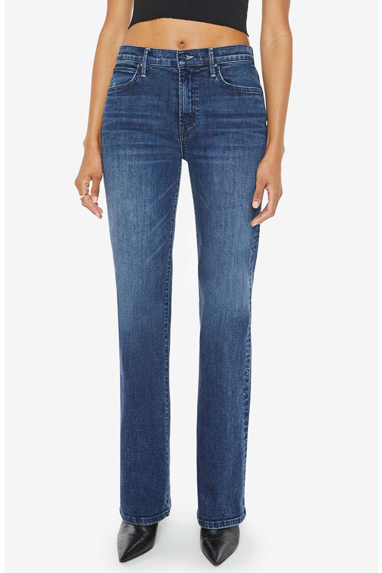 The Kick It High Waist Straight Leg Jeans, Main, color, I PUT A SPELL ON YOU