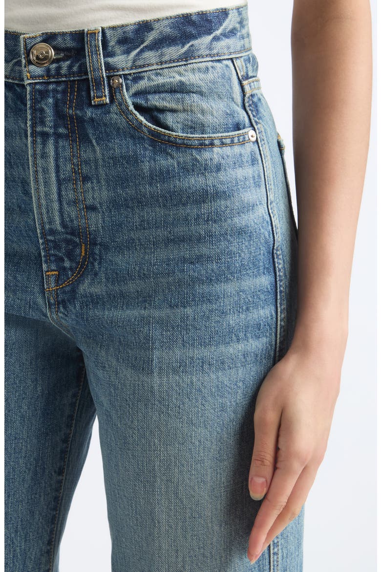 The Quinn High Waist Straight Leg Jeans, Alternate, color, NOUVEAU WASH