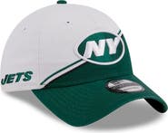 New Era Men's New Era White/Green New York Jets 2023 Sideline 9TWENTY Adjustable Hat