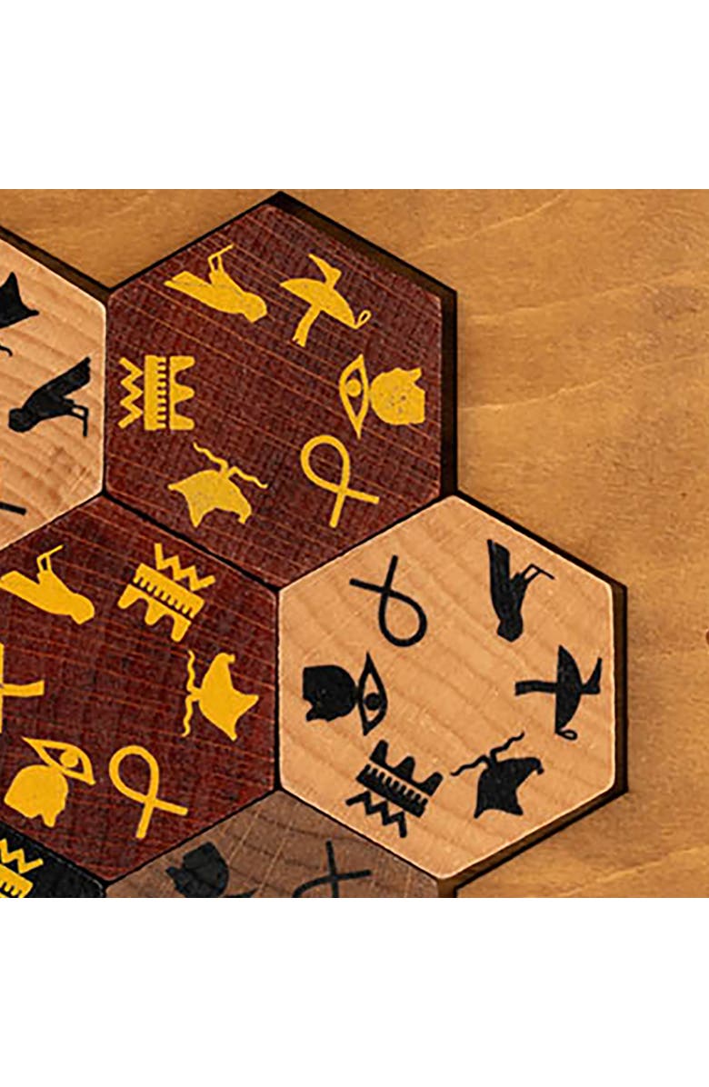 Professor Puzzle Egyptian Hieroglyph 3D Wooden Brainteaser Puzzle, Alternate, color, Multicolored