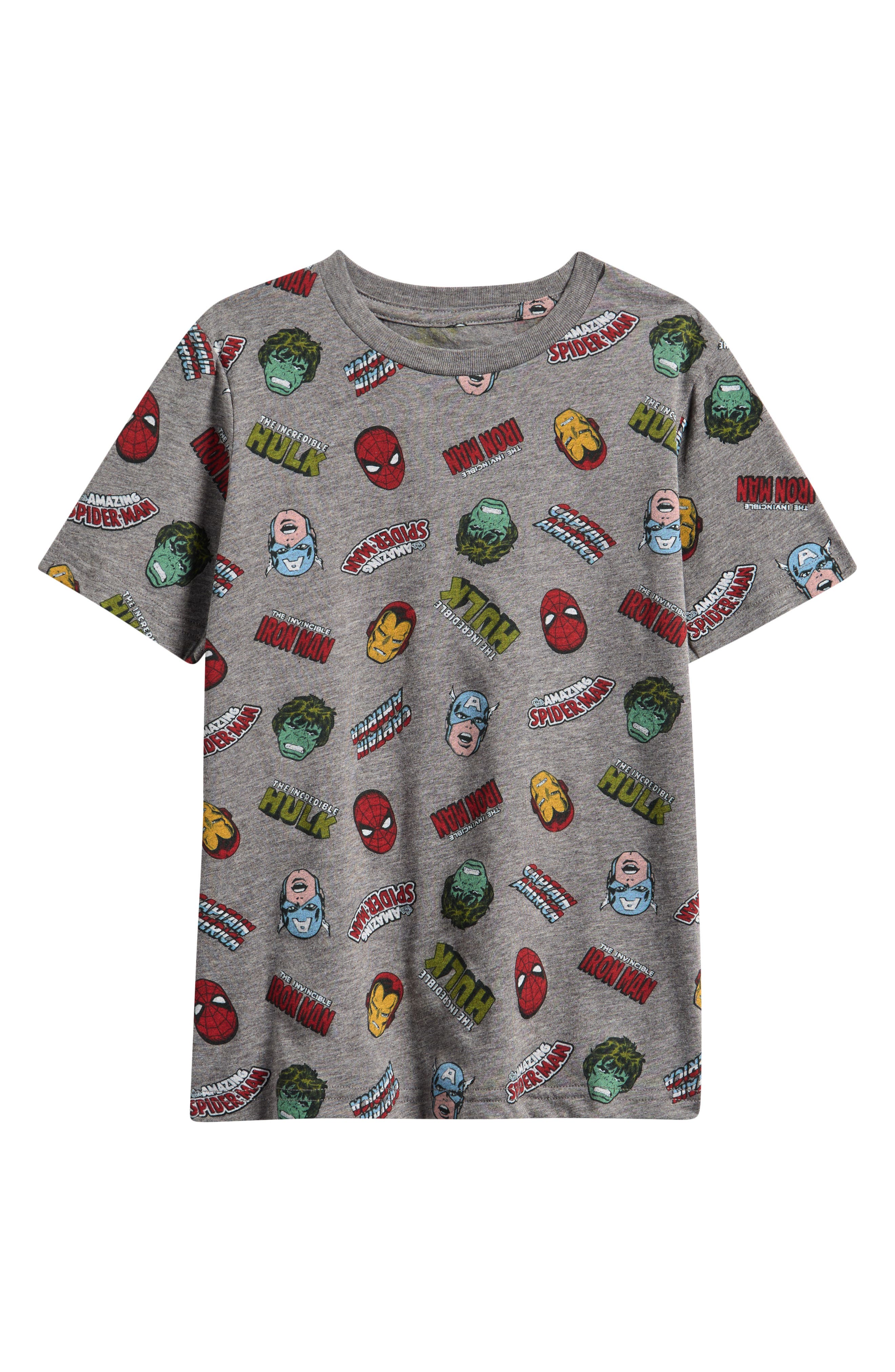 Jem Kids' x Marvel Logo Build Graphic T-Shirt