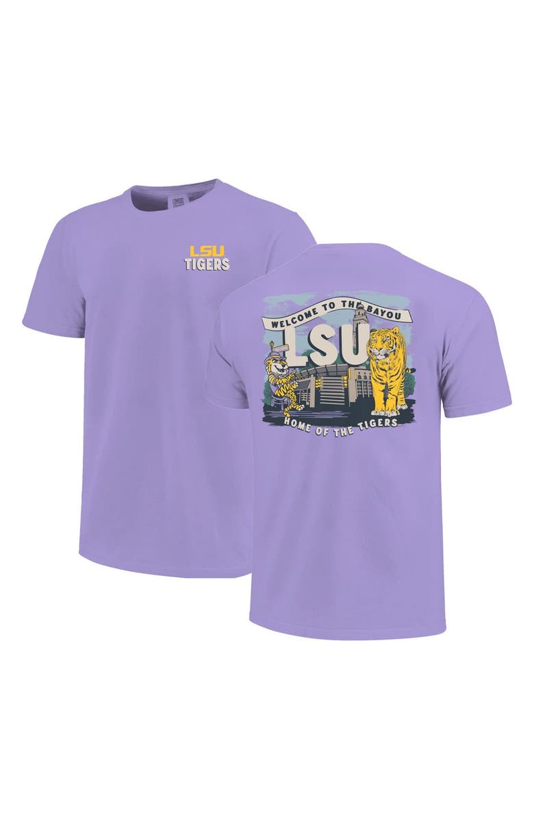 IMAGE ONE Youth  Purple LSU Tigers Local Campus Scene T-Shirt, Main, color, Purple