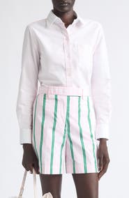 Thom Browne Classic Fit 4-Bar Cotton Oxford Button-Up Shirt