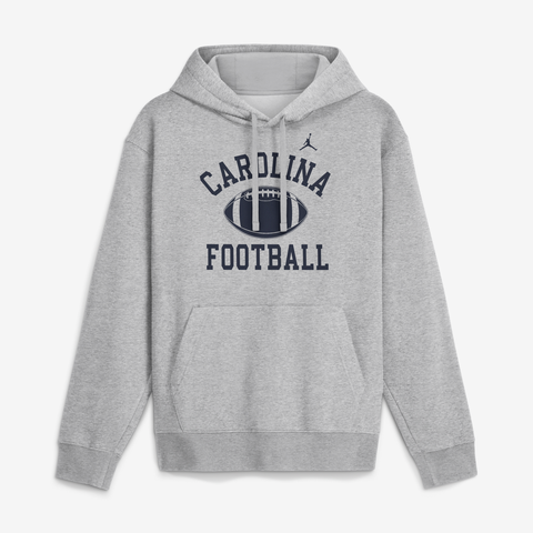 Men's Jordan Brand Heather Gray North Carolina Tar Heels 2026 Sideline Club Fleece Hoodie