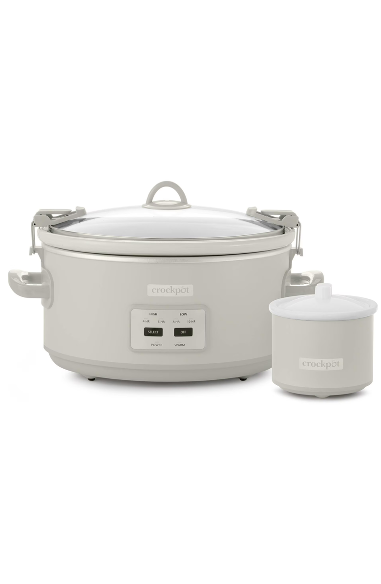 Crock-pot 7-Quart Cook & Carry Slow Cooker, Mushroom, Main, color, 