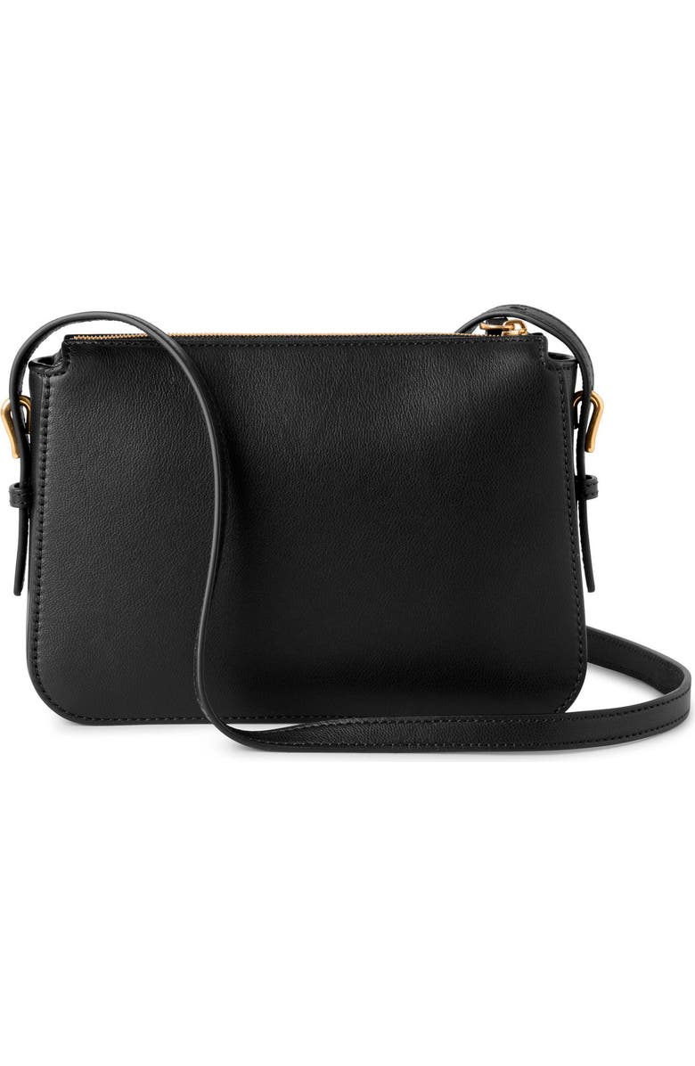 Mulberry Clovelly Leather Crossbody Bag, Alternate, color, Black