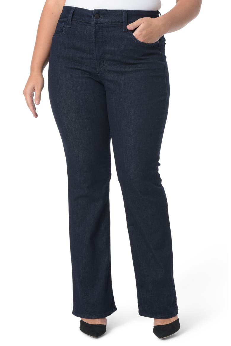 Barbara Stretch Bootcut Jeans, Main, color, RINSE TONAL STITCH
