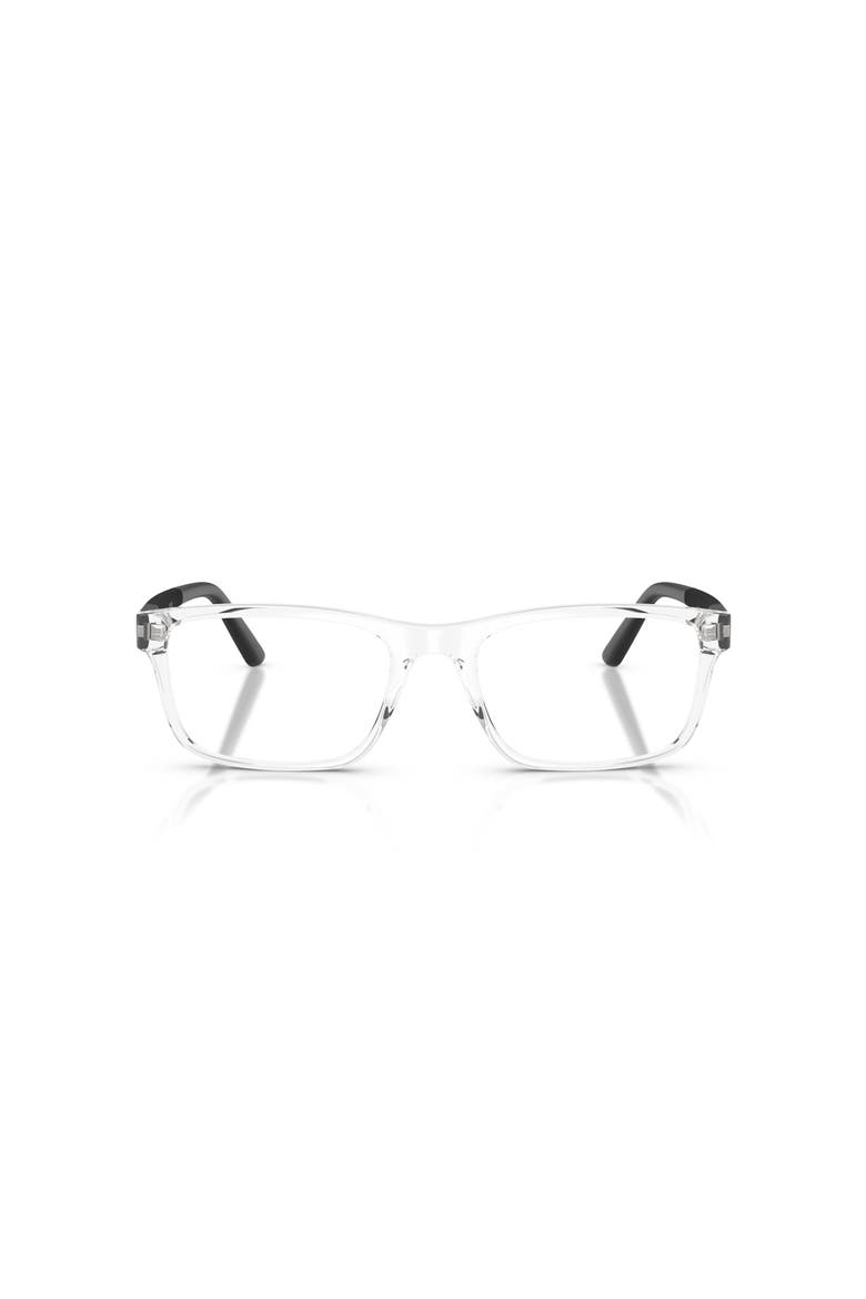 57mm Rectangle optical glasses, Alternate, color, Transparent