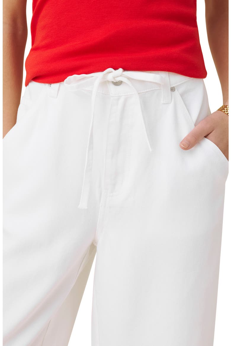 Lounge Lyocell Jorts, Alternate, color, WHITE