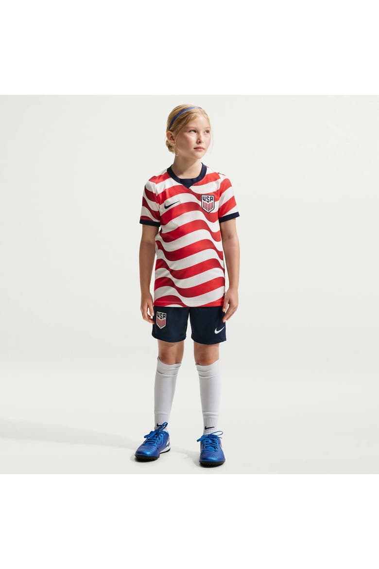 Youth Nike Navy USMNT 2026  Stadium Replica Shorts, Alternate, color, Navy