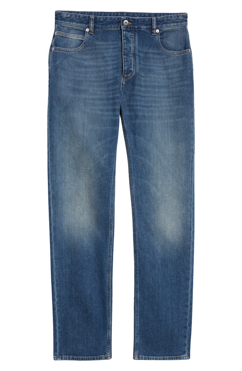 Bottega Veneta Slim Fit Stretch Denim Straight Leg Jeans, Alternate, color, 