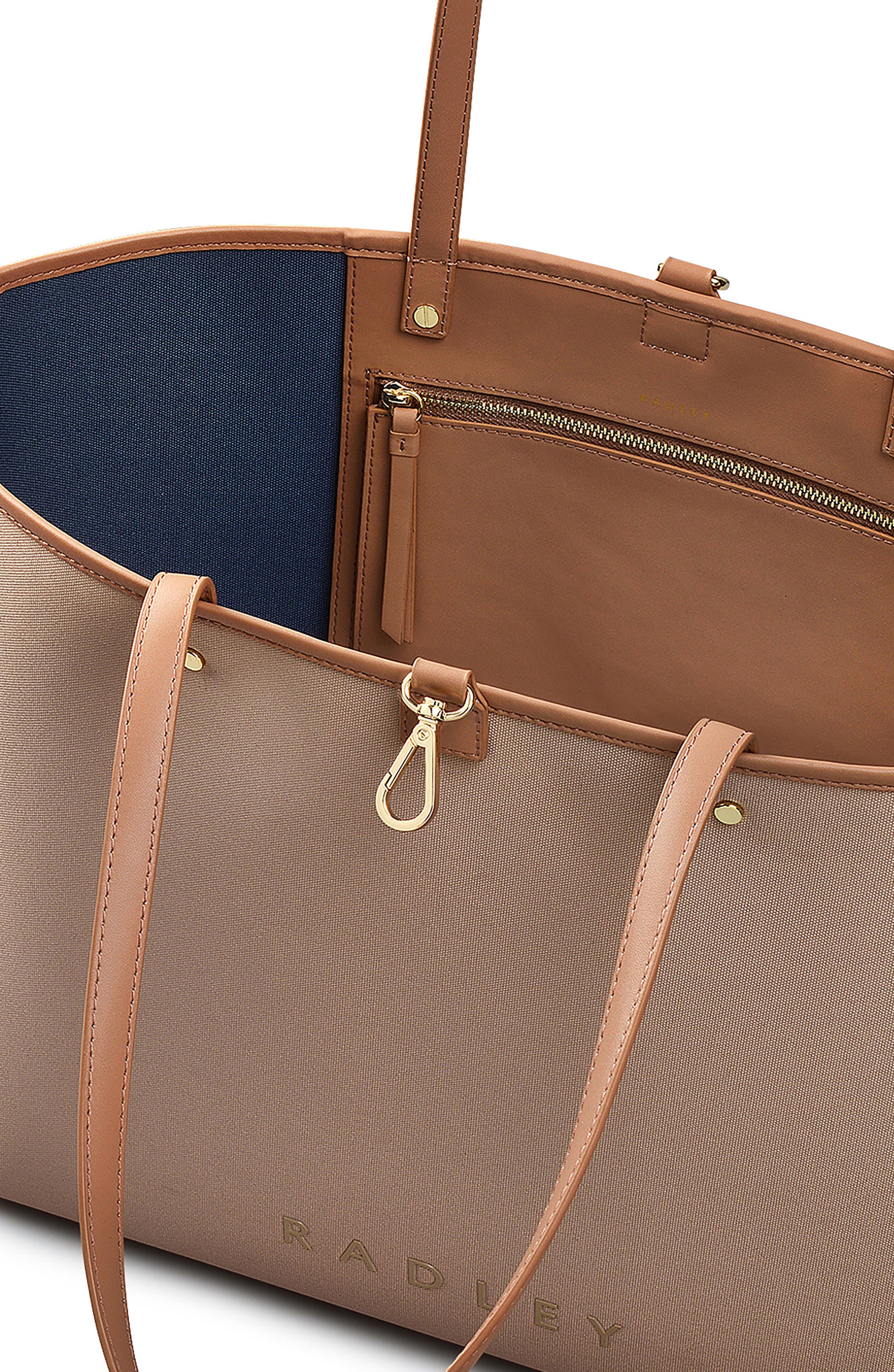 Radley Addison Lane Large Recycled Polyester Tote, Alternate, color, Silt