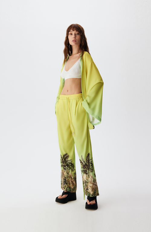 Je Te Veux Botanica Pant In Yellow