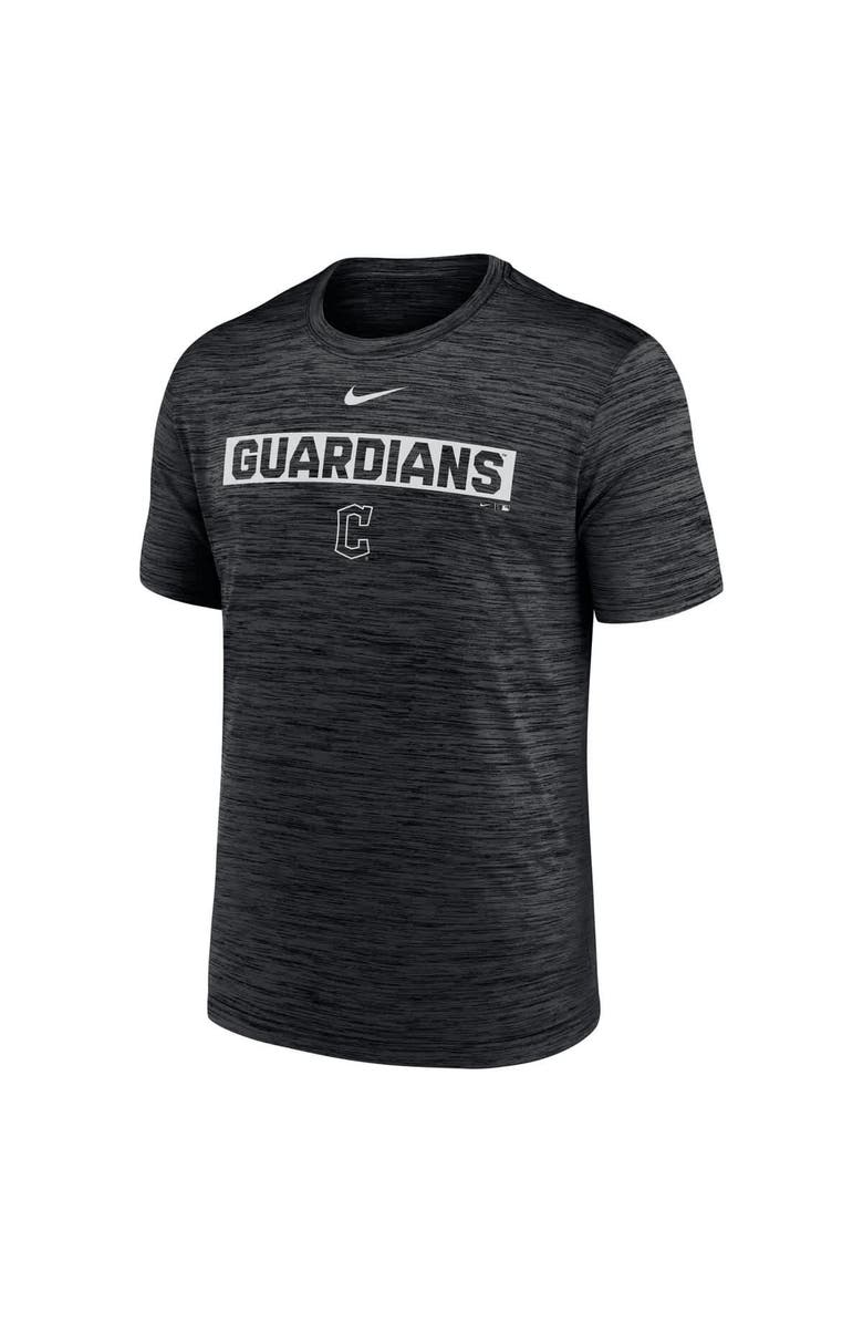 Nike Men's Nike Black Cleveland Guardians Velocity Dri-FIT T-Shirt, Alternate, color, Black