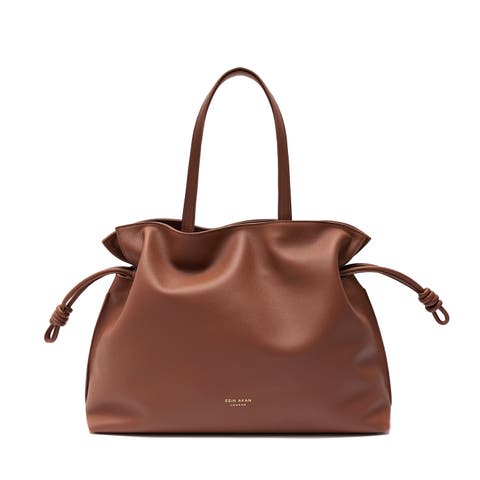 2-in-1 Emma Leather Tote Bag