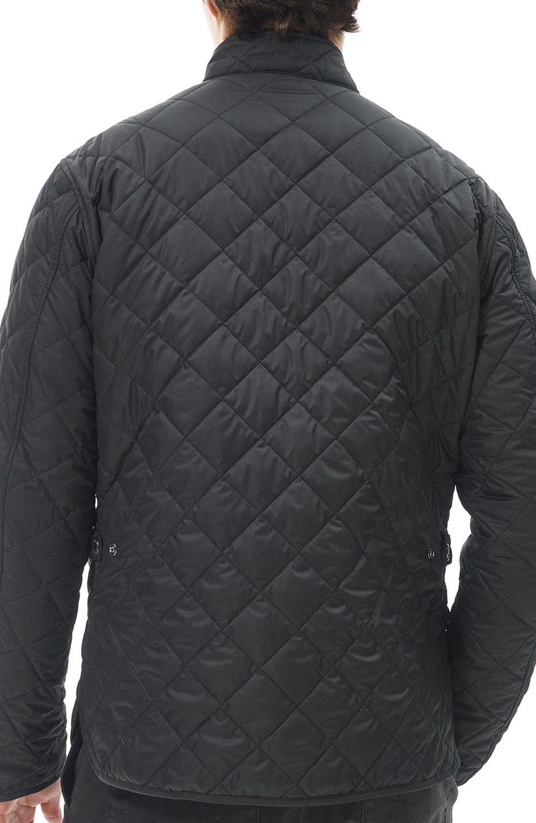 Barbour Lowerdale Quilted Jacket, Alternate, color, Black