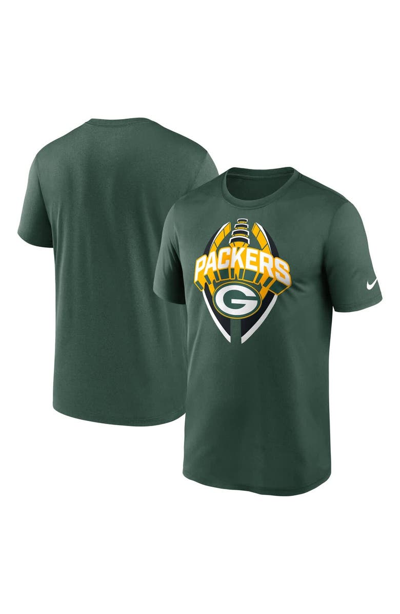 Nike Men's Nike Green Green Bay Packers Legend Icon Performance T-Shirt, Main, color, Green
