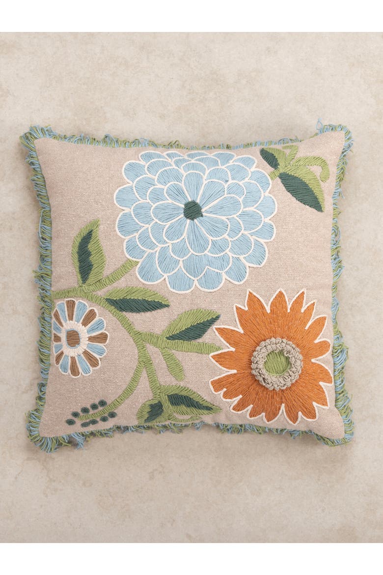 Montana Throw Pillow Cover, Alternate, color, Multicolored