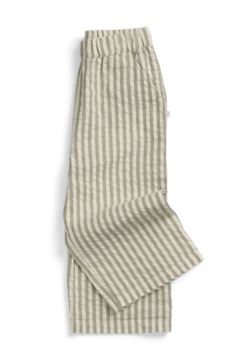 MORI Stripe Seersucker Shorts, Alternate, color, Grey Stripe