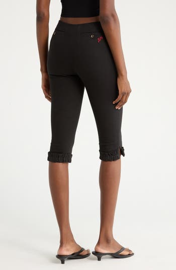 Misty Smocked Capri Pants
