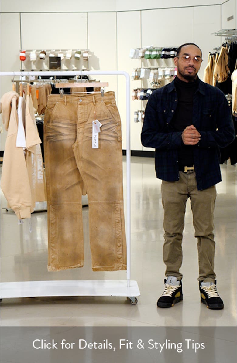 Bentonite Snap Hem Carpenter Pants, sales video thumbnail