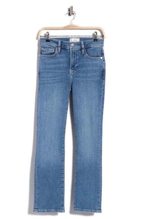 The Lax Frayed High Waist Flare Jeans